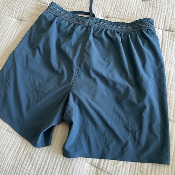 Ten Thousand Session Shorts Mens Large Blue 7" LINED Active Stretch Running - Picture 5 of 5